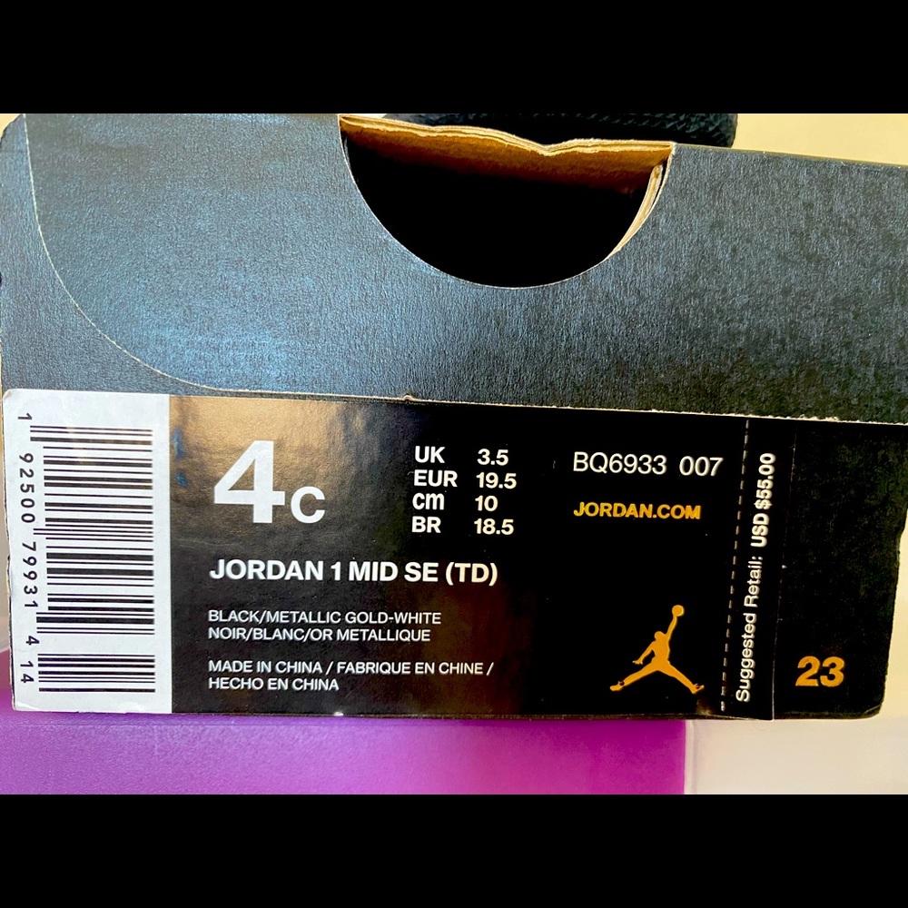 Toddler size 4